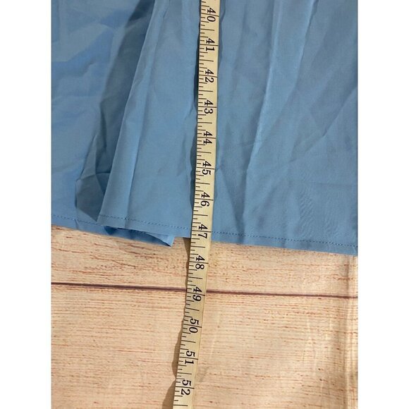 Belle Pogue Women's Blue Rockabilly Retro Fit And Flare Dress - XL - Picture 8 of 15